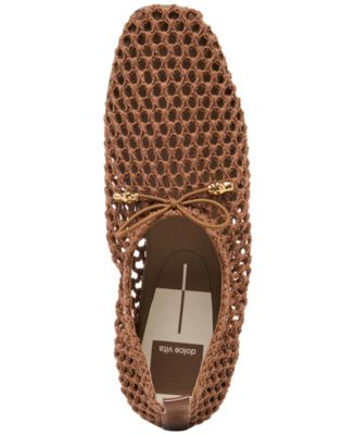 Women's Kaylyn Bow Tie Knit Slip-On Ballet Flats