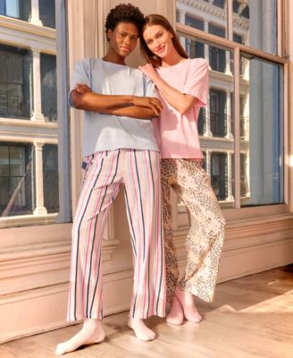 Women's Cotton Printed Mid-Rise Pants