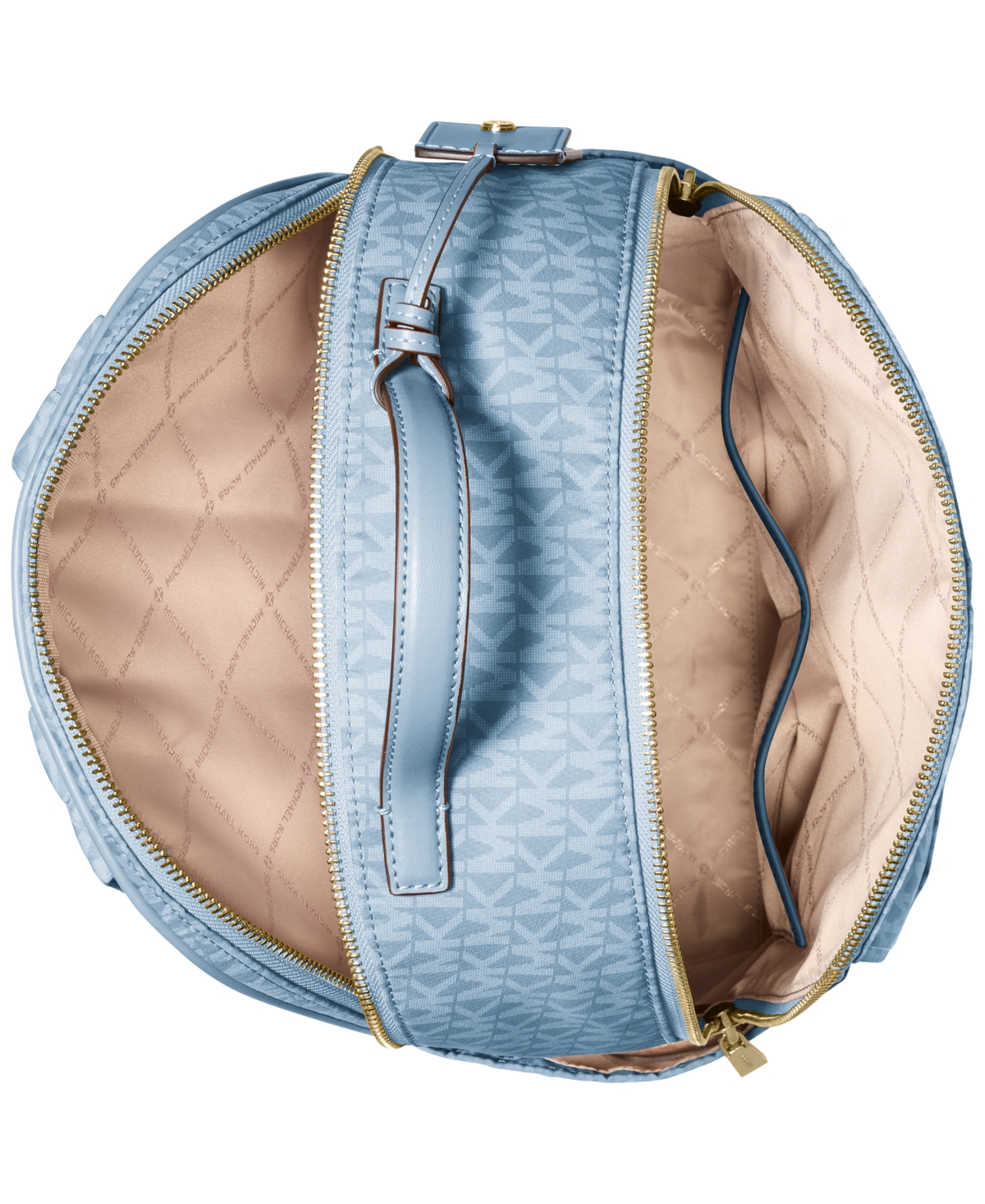 Michael Kors Sable Large Printed Signature Logo Backpack