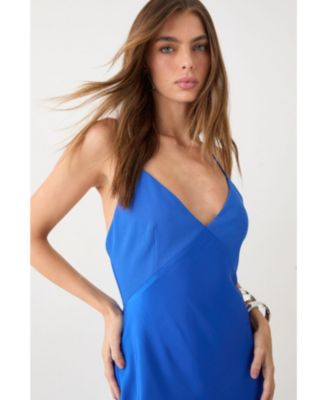 Women's Premium Bust Panel Maxi Bridesmaid Dress