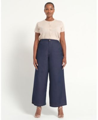 Women's Dakota High Rise Wide-Leg Denim Jean