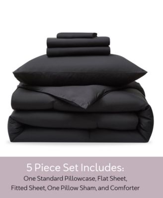 Luxury Soft Modern Design 5-Pc. Comforter Set, Twin XL