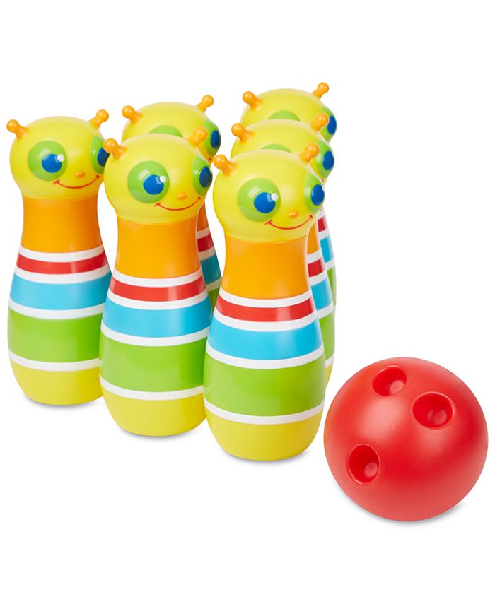 melissa and doug plush bowling set