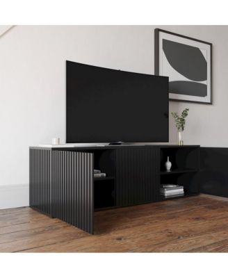 Trelisse 60 inch TV Stand with 3 doors