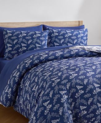 Luxury Soft Botanical Design 7-Pc. Comforter Set, Queen