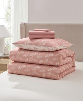 Luxury Soft Botanical Design 5-Pc. Comforter Set, Twin