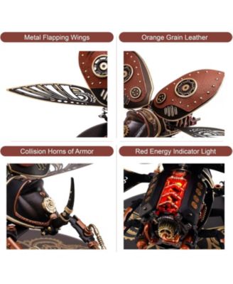Mechanical Rhinoceros Beetle 3D Metal Puzzle DIY Model Kit