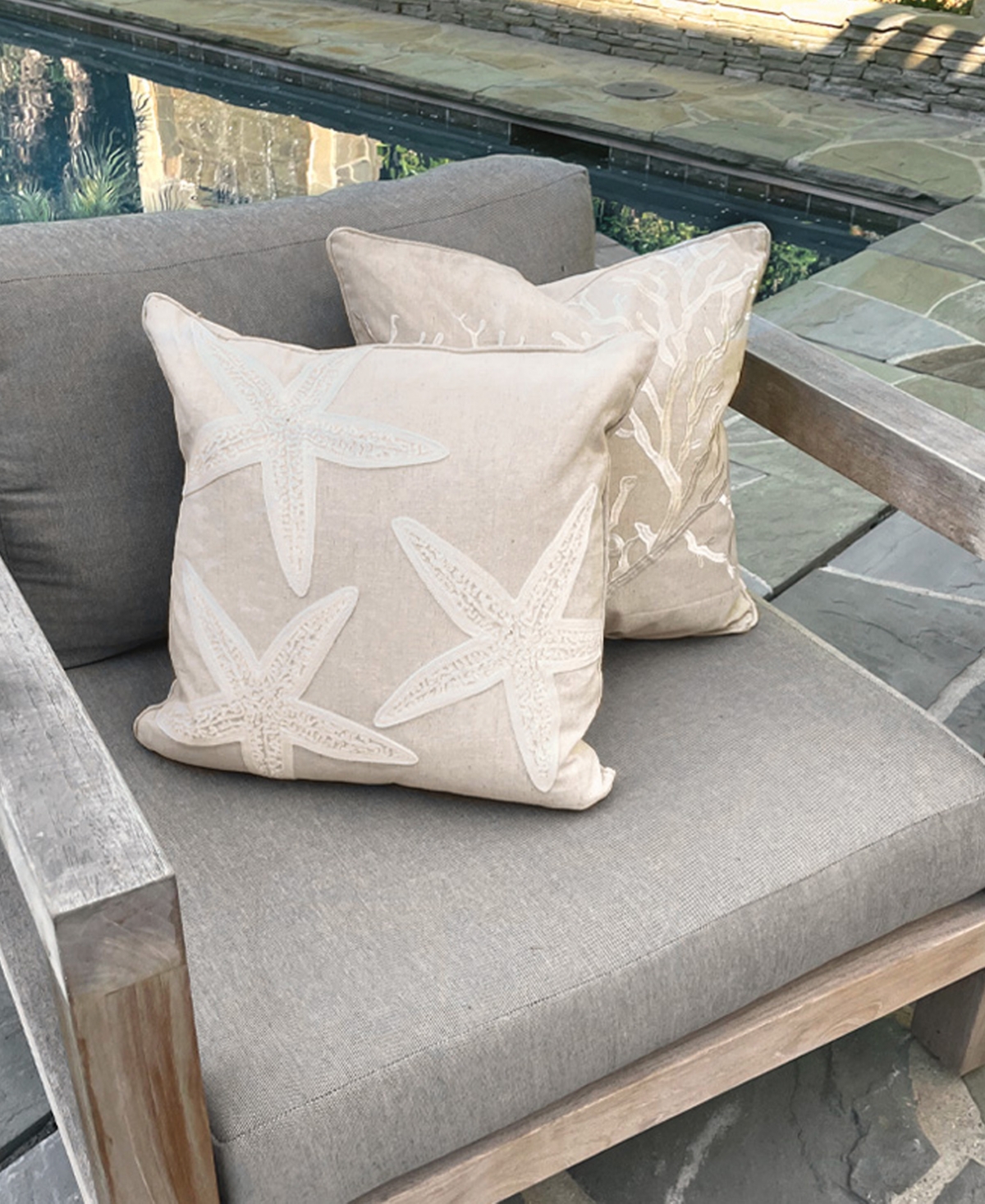 Levtex Starfish Decorative Pillow, 18" x 18"