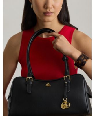 Leather Large Marcy Zip Slim Shoulder Bag
