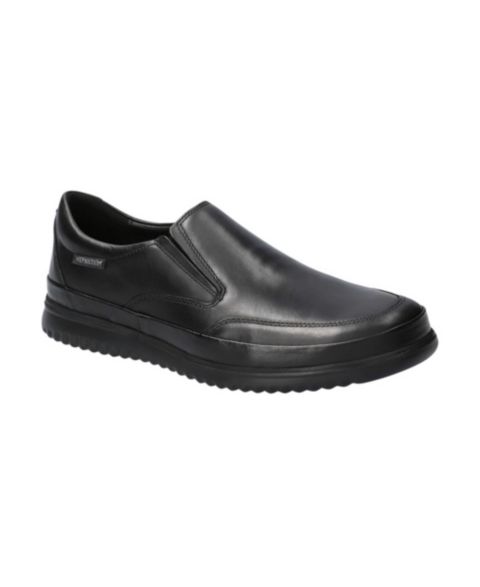 Мужские туфли Mephisto Twain Full-Grain Leather Slip-On Loafer, цвет: Чёрный