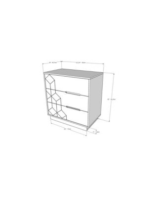 3-Drawer Dresser Chest.