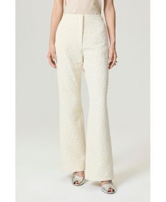 Women's Contrast Fabric Detailed Pants