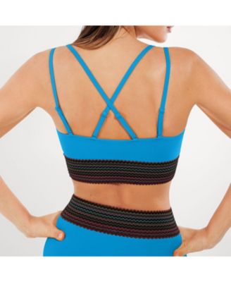 Women's Boho Trim High Waist Tummy Control Bikini Set