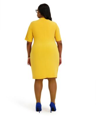 Women's V-Neck Midi Dress