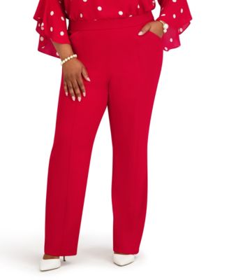 Women's Seamed Slash Pocket Trousers Pants