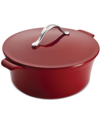 Anolon Vesta Cast Iron 7-Qt. Round Covered Casserole