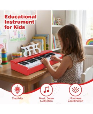 30-Key Kids Digital Piano with Music Stand, Ideal for 3+ Years Old Beginners
