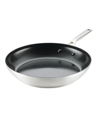 Stainless Steel 12" Ceramic Nonstick Frying Pan