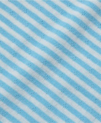 Girls Short Sleeve Pointelle Knit Tee