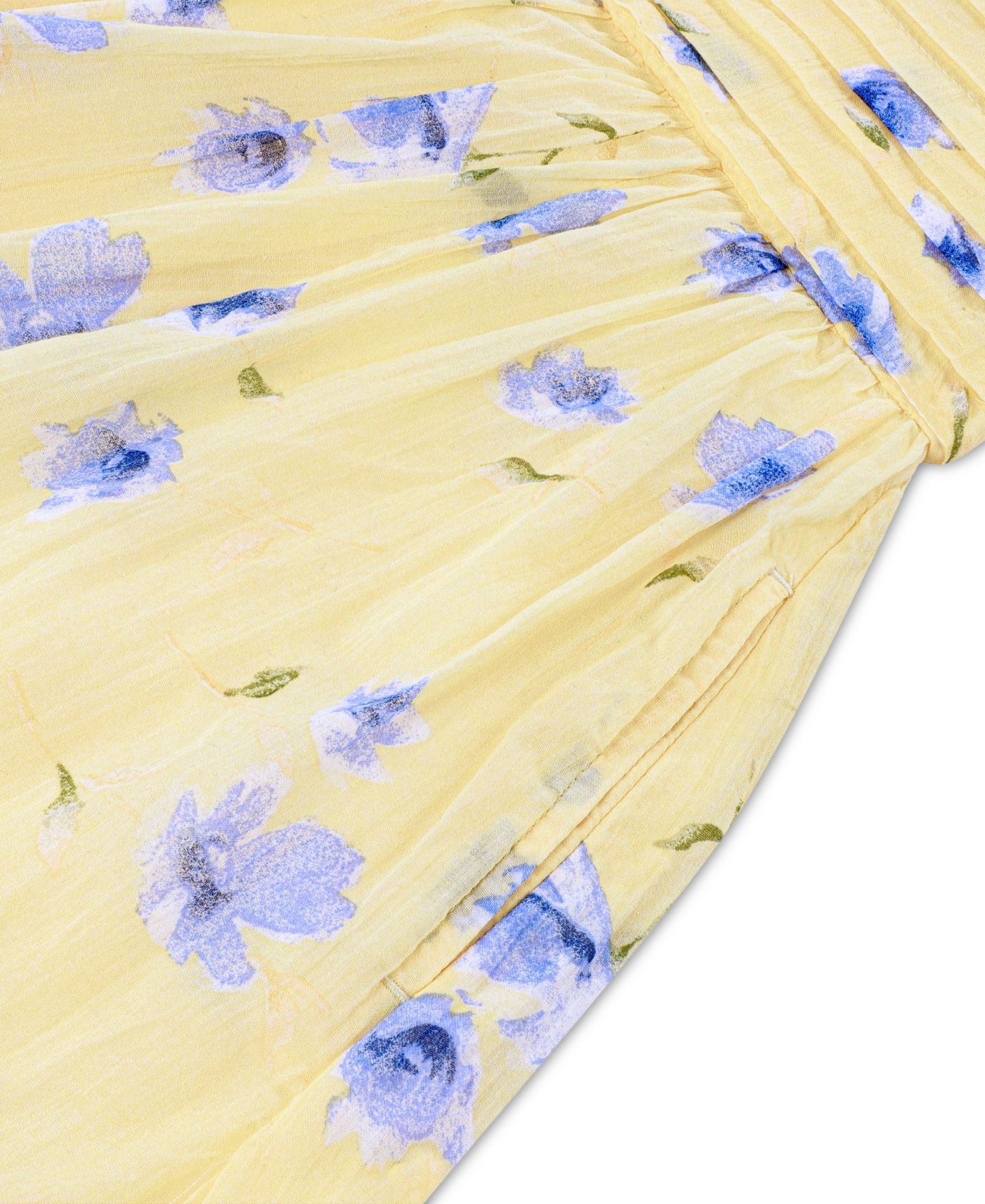 Платье abercrombie kids Square Neck Puff-Sleeve Dress для девочек, цвет: Anise Flower — фото 4