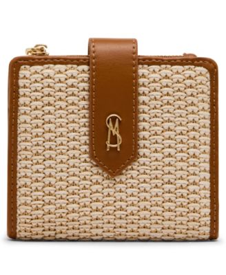 Jem Raffia Bifold Mini Card Case Wallet