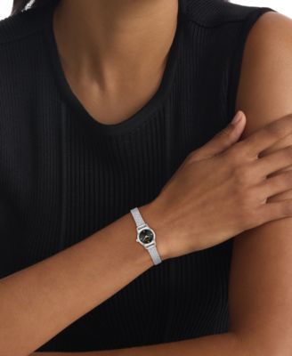 Women's CK Contemporary Silver Tone Stainless Steel Bracelet Watch, 18mm