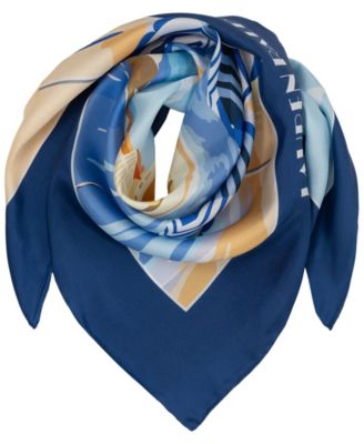 Conversational Small Square Scarf