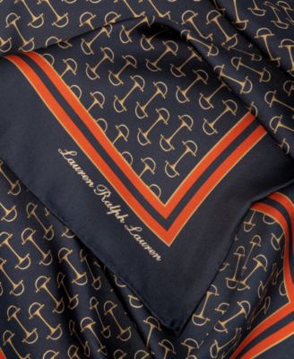 Equestrian Geo Small Square Scarf