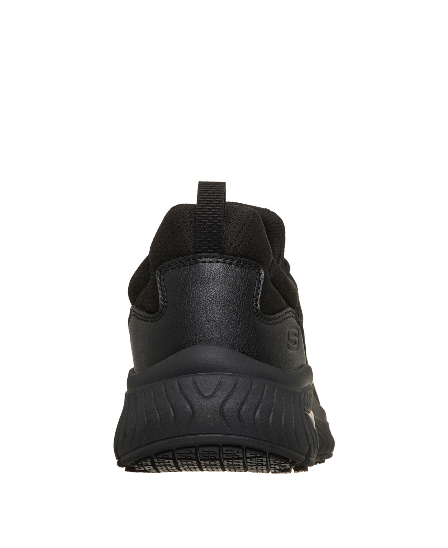 Мужские кроссовки Skechers Work Slip Resistant: Arch Fit Crosser - Rowynn Casual Work Sneakers, цвет: Чёрный — фото 4