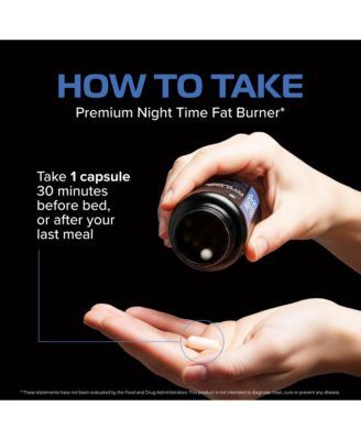 Night Time Fat Burner to Shred While You Sleep | Belly Fat Burner, Carb Blocker & Weight Loss Support Supplements | 2 Pack