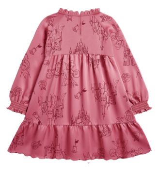 Girls' 2T-6X Printed Long-Sleeve Dress