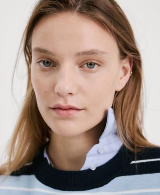 Women's Knit Striped Sweater