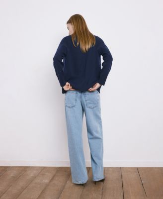 Women's V-Neck Knitted Cardigan Sweater