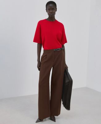 Women's Oversize Short Sleeve Sweater