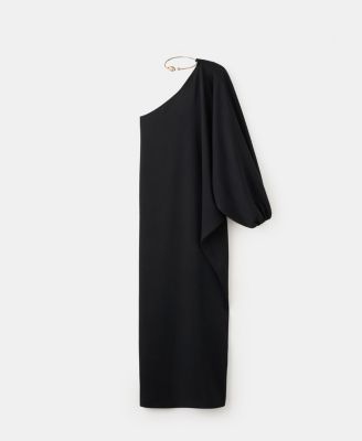 Women's Puffed Sleeve Collared Dress