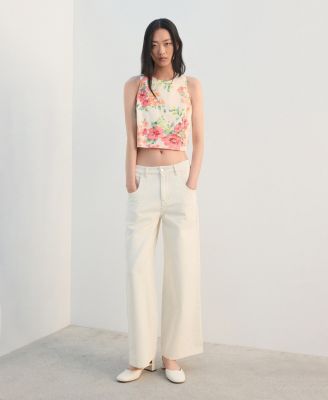 Women's Printed Crop Top