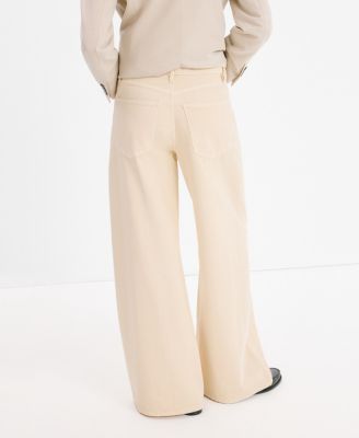 Women's Wide Leg Mid-Rise Jeans