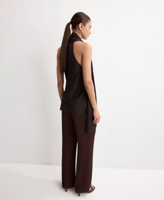 Women's Scarf Neck Top