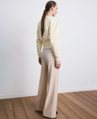 Women's Round-Neck Cotton Sweatshirt