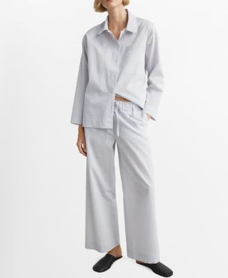 Women's Cotton Striped Pajama Pants