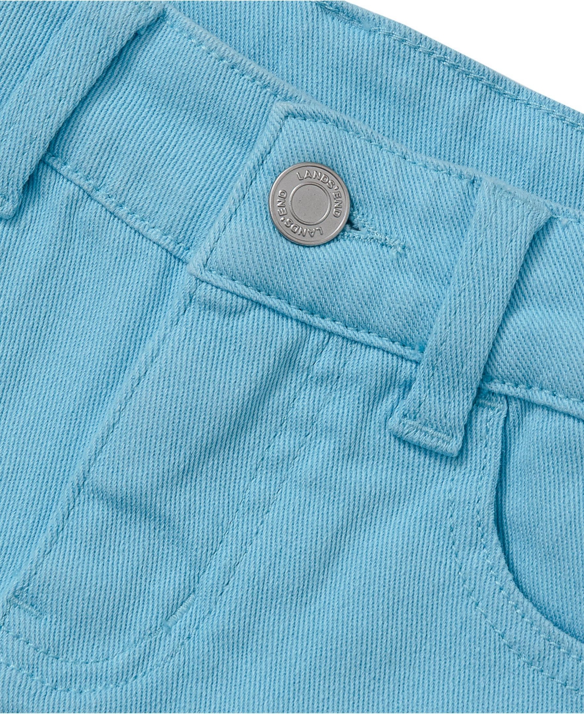 Lands' End Girls Twill 5 Pocket Shorts