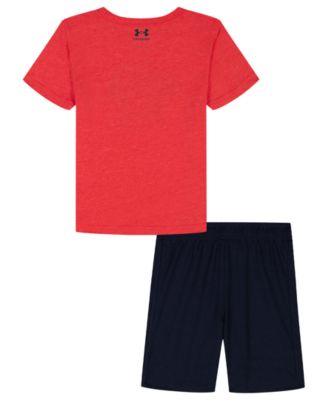 Boys' Toddler 2T-4T Baseball T-Shirt and Shorts, 2-Piece Set
