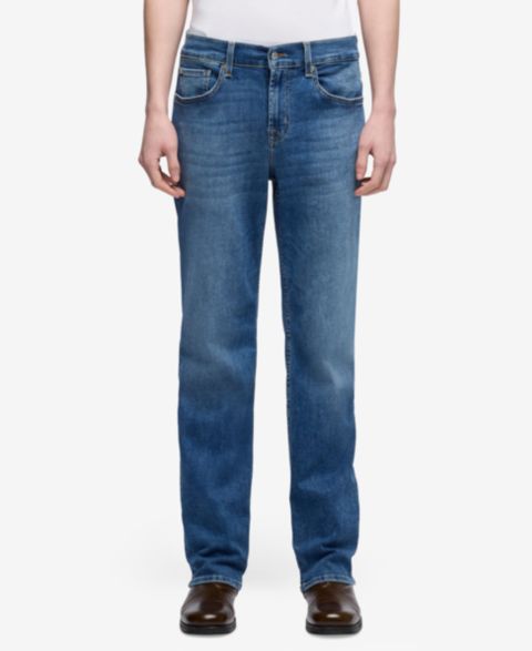 Мужские джинсы 7 For All Mankind Austyn Straight-Fit, цвет: Fishers