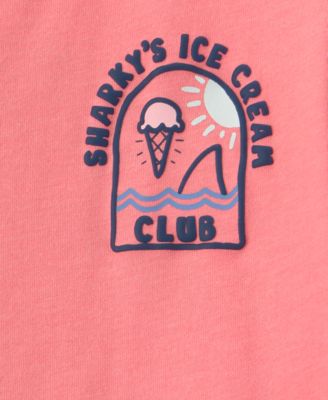 Boys' 2T-5T Shark Graphic Short-Sleeve T-Shirt