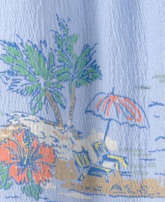 Girls' 2T-5T Scenic Beach Sleeveless Dress