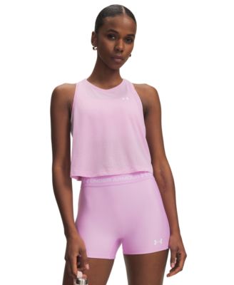 Women's Tech Sport Mesh Crop Sleeveless Tank Top