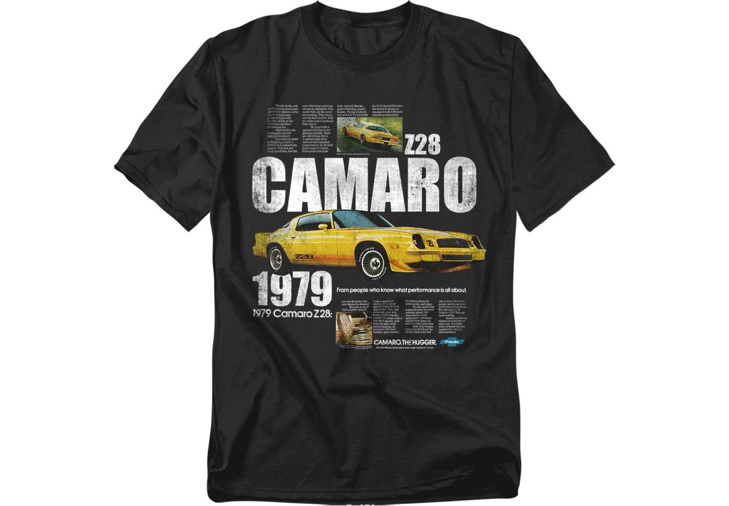 Мужская футболка Corvette Chevrolet Camaro Spec, цвет: Чёрный — фото 1