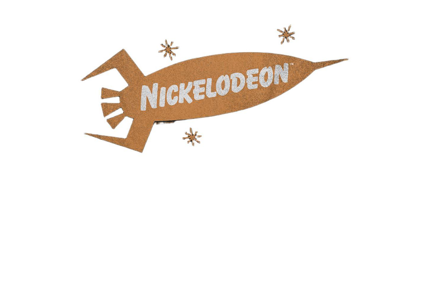 Мужская футболка Logovision Nickelodeon Brand Nick Retro Rocket Logo, цвет: Чёрный — фото 2