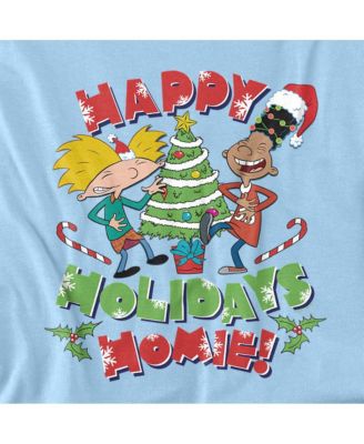 Men's Happy Holidays Homie Arnold And Gerald Christmas T-Shirt