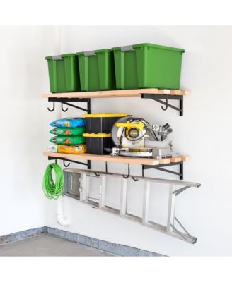 DIY Wall Shelf Brackets | Heavy Duty Garage Wall Shelves